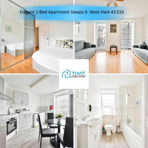 Trendy 1-Bed Apartment Sleeps 5- East London E15